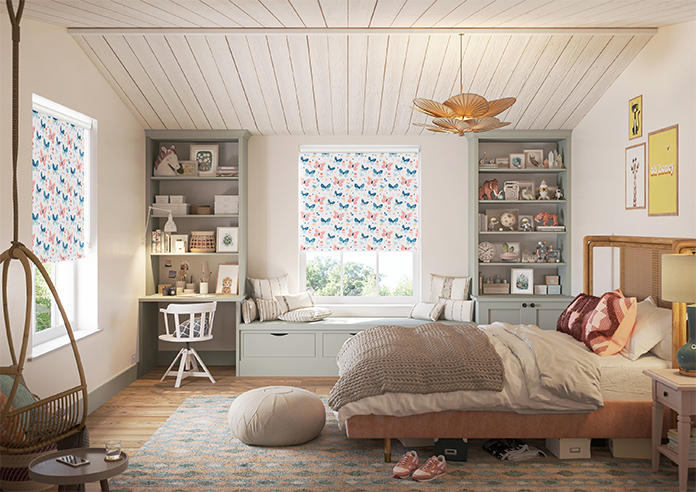 Butterfly Garden, Crystal - Twist&Fit Roller Blind - Image 8
